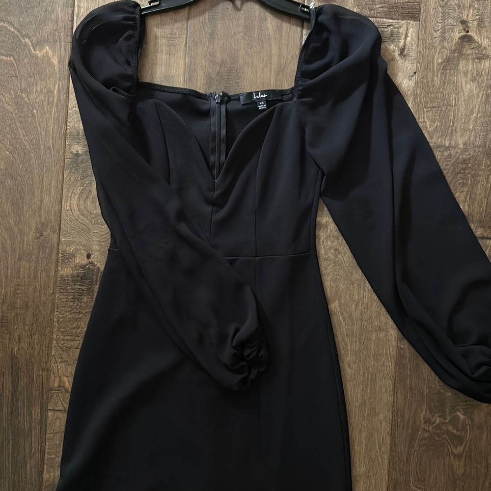 Black long Lulus Dress